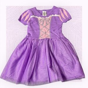NEW Disney Princess Ariel Little Mermaid Dress Girls S 6/6X Pastel Lilac Costume